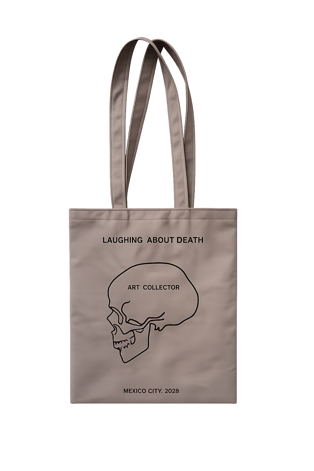 Skull Grey Totebag