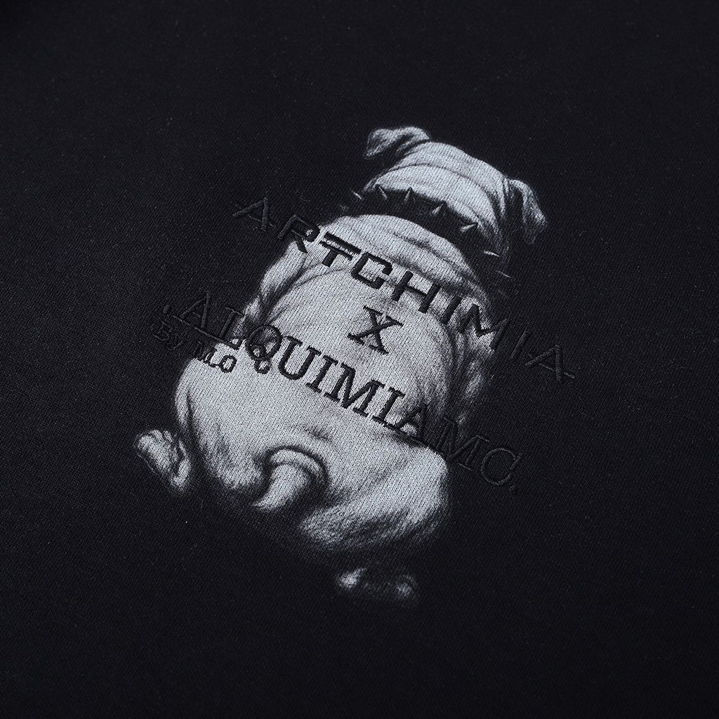 ALQUIMIAMC X ARTCHIMIA OVERSIZED BLACK T-SHIRT